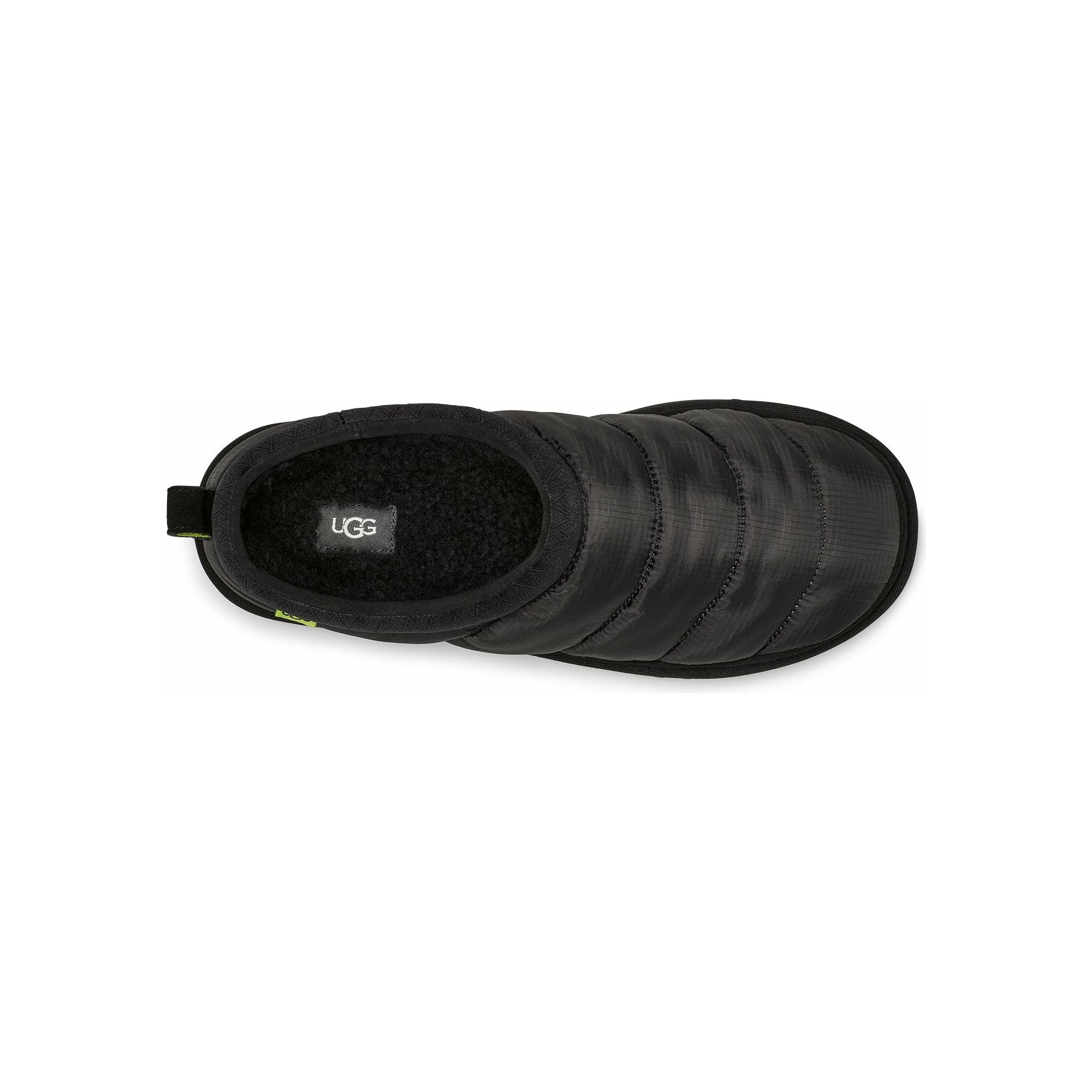 UGG Men's Tasman Puft Slippers - Cozy Fleece-Lined House Shoes for Men, Black - Perfect for Indoor Comfort & Winter Lounging
