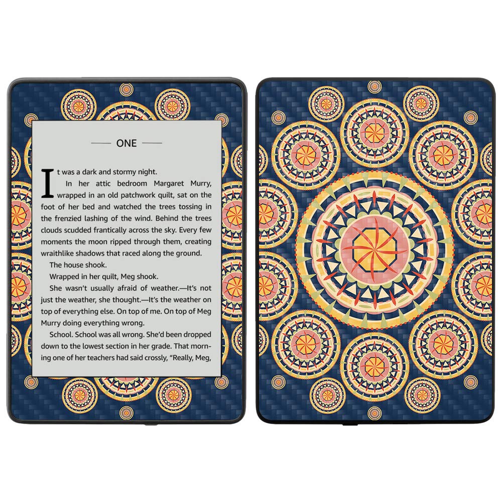 MightySkins Carbon Fiber Skin Cover for Amazon Kindle Paperwhite 2018 (10th Gen) - Antique Purple | Waterproof Protective Case with Durable Textured Finish | Easy to Apply & Remove | Made in USA | Perfect for Reading, Travel & Outdoor Use