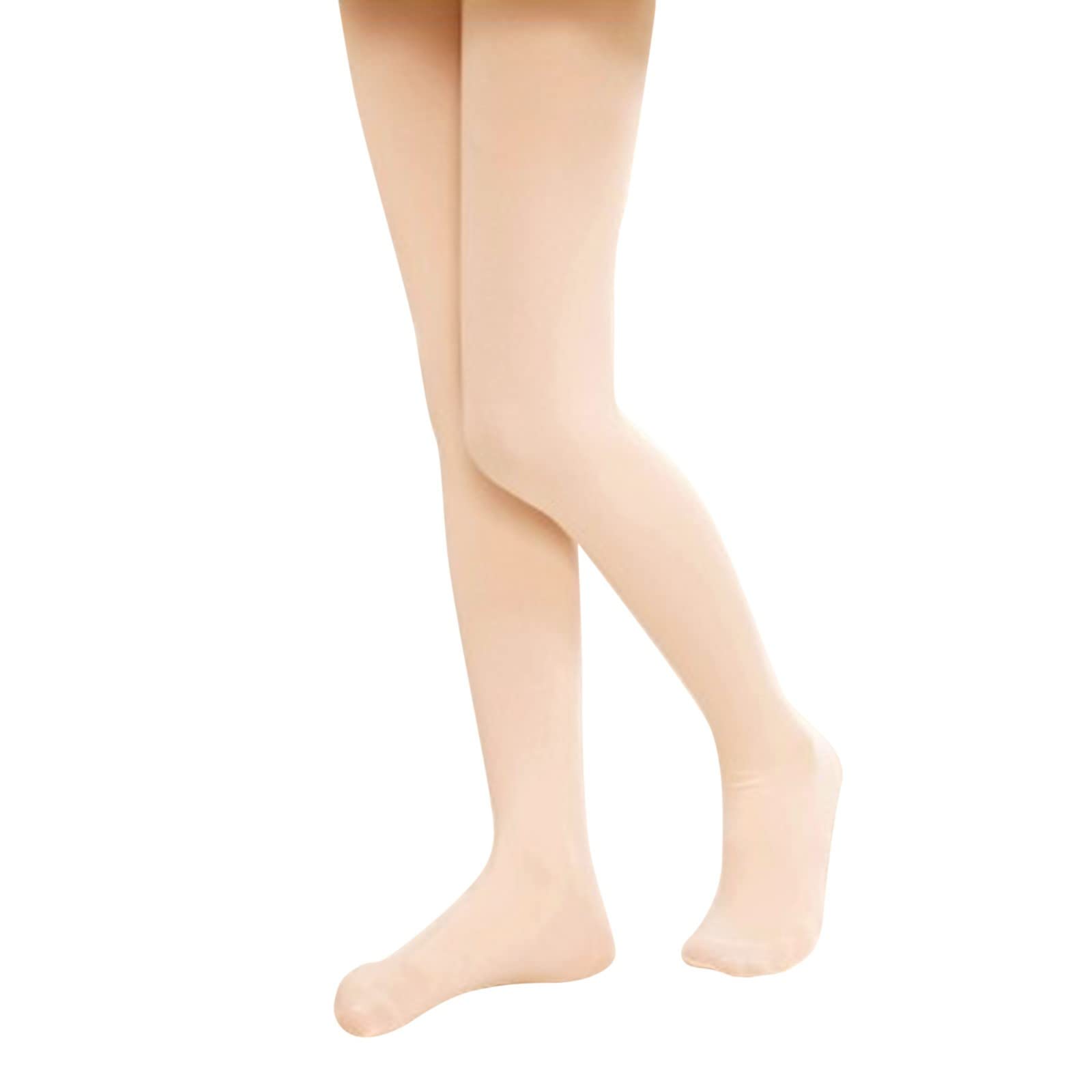 **Toddler Girls Cotton Knit Leggings - Stretchy Ballet Dance Pants for Kids - Soft & Comfortable Stockings for Play, Dance & Everyday Wear**