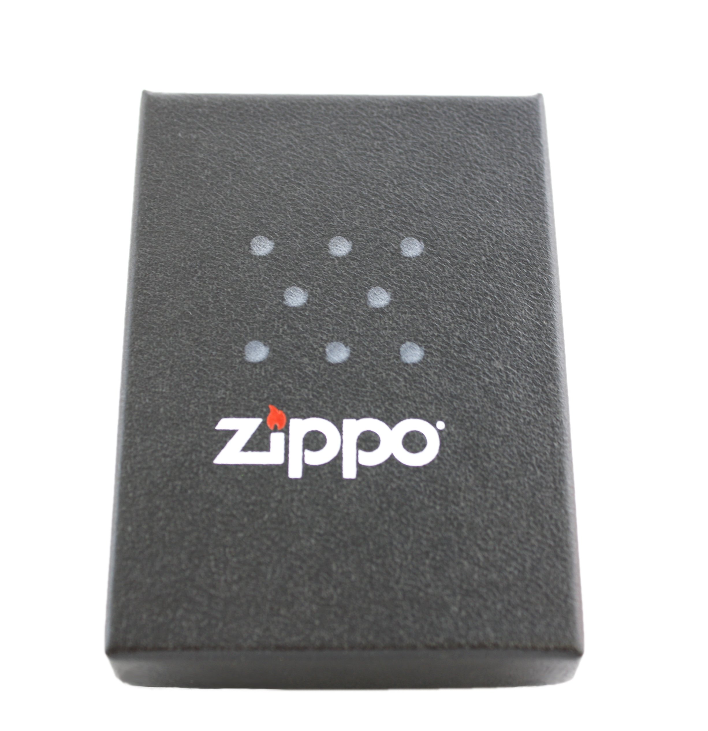 Zippo Custom American Flag Punisher Skull Lighter - Matte Black Windproof Refillable Lighter for Outdoor Camping, Hiking & Survival Gear