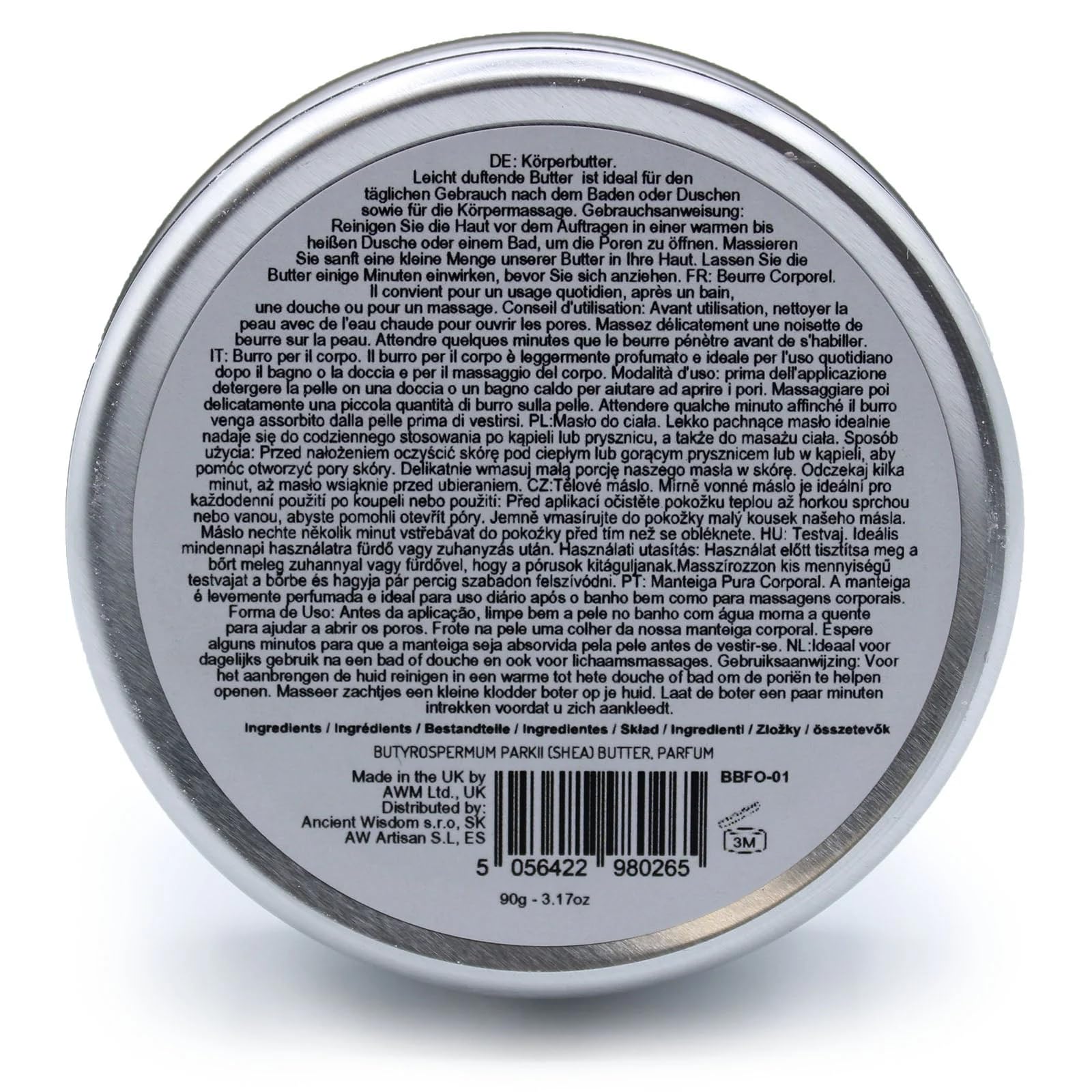 Organic Scented Shea Body Butter 90g - Sleepy Coconut Fragrance | Deep Moisturizing for Dry Skin | Perfect for Nighttime Relaxation & Aromatherapy