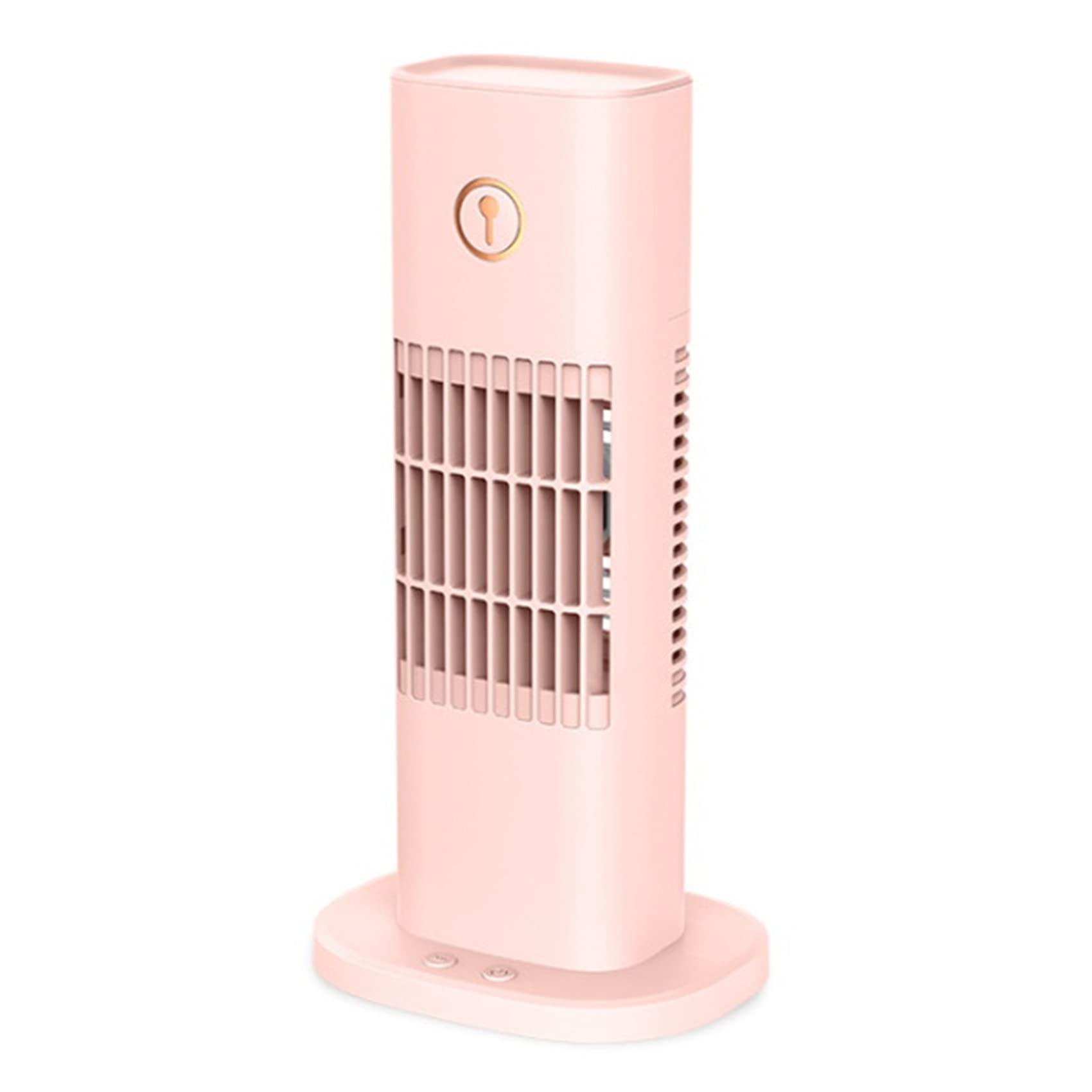 Acrosser Portable Air Conditioner Cooler Humidifier - 300ml Desktop Fan with USB Power for Home, Office & Travel - Pink Personal Cooling Device for Summer Heat Relief