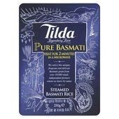 Tilda Steamed Pure Basmati Rice 250g - Premium Long Grain Rice for Indian & Middle Eastern Cuisine - Perfect for Biryani, Pulao & Curry Dishes