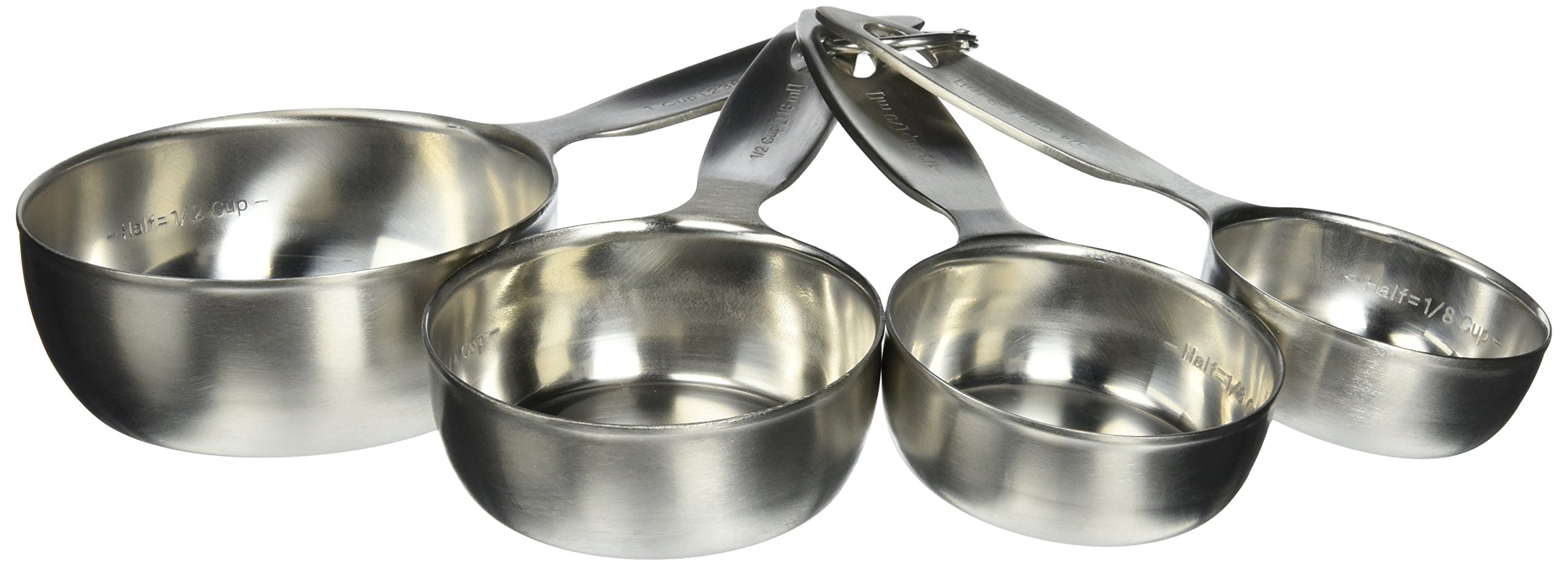 Premium Stainless Steel Measuring Cups Set for Baking - 5-Piece Multisize Kitchen Tools with Ergonomic Handles - Perfect for Measuring Dry & Liquid Ingredients, Cooking, Baking, and Meal Prep
