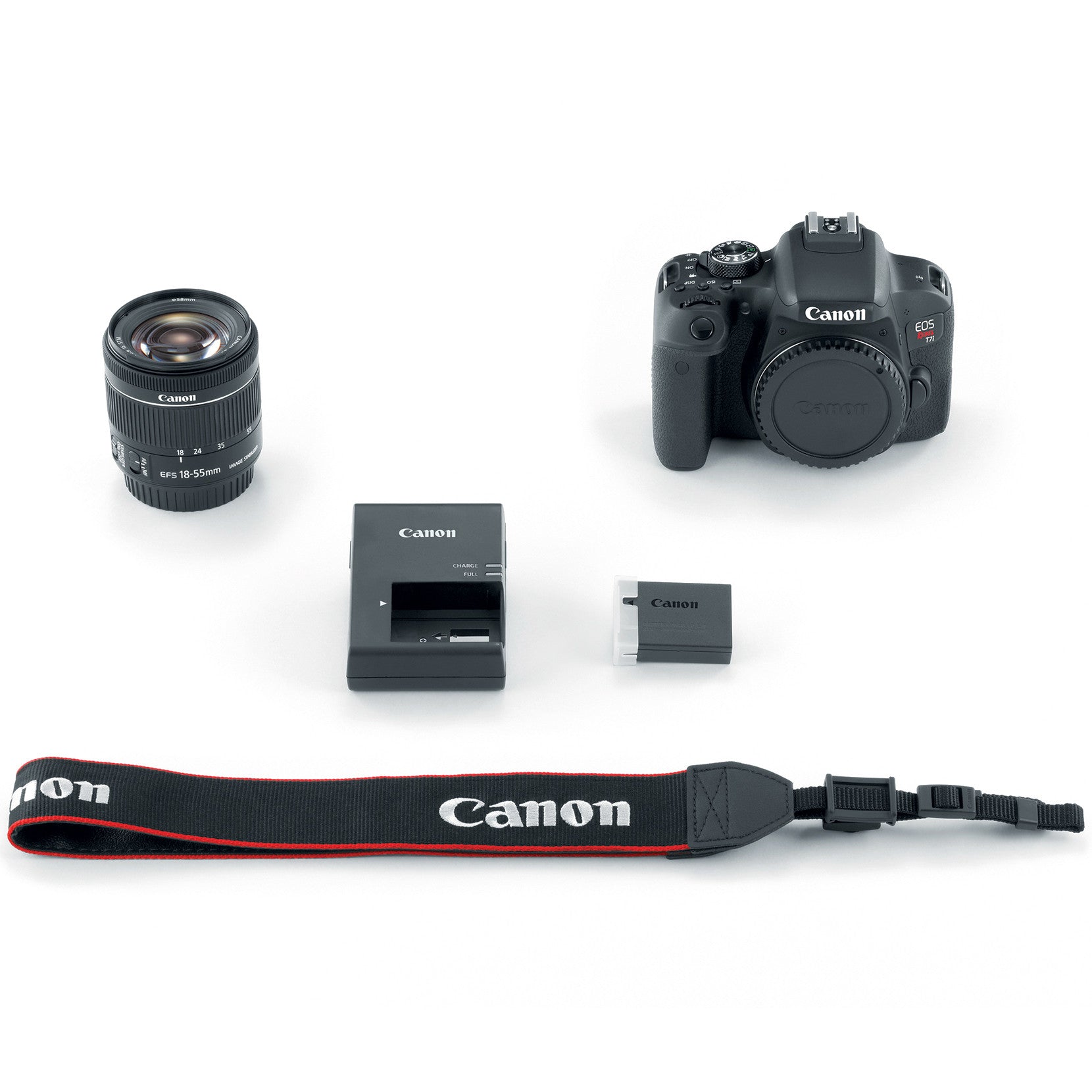 Canon EOS Rebel T7i DSLR Camera with 18-55mm STM Lens Kit - Professional Photography for Beginners, Travel & Portrait Shooting