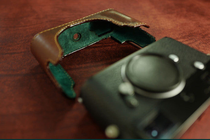 Arte di Mano Genuine Leather Half Case for Leica M10 Camera with Battery Door Access - Premium Protection for Professional Photography, Travel & Street Shooting