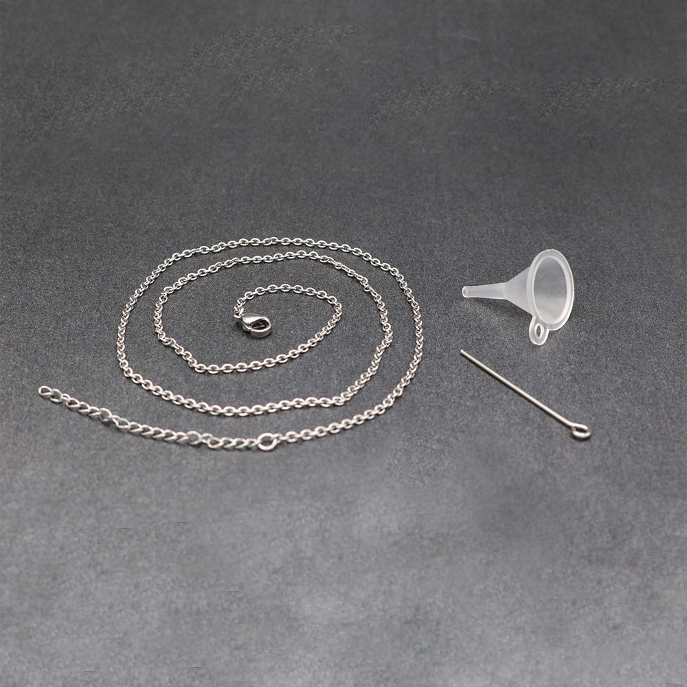 316L Stainless Steel Fish Hook Memorial Pendant - Cremation Jewelry for Ashes Keepsake - Fishing Enthusiast Tribute