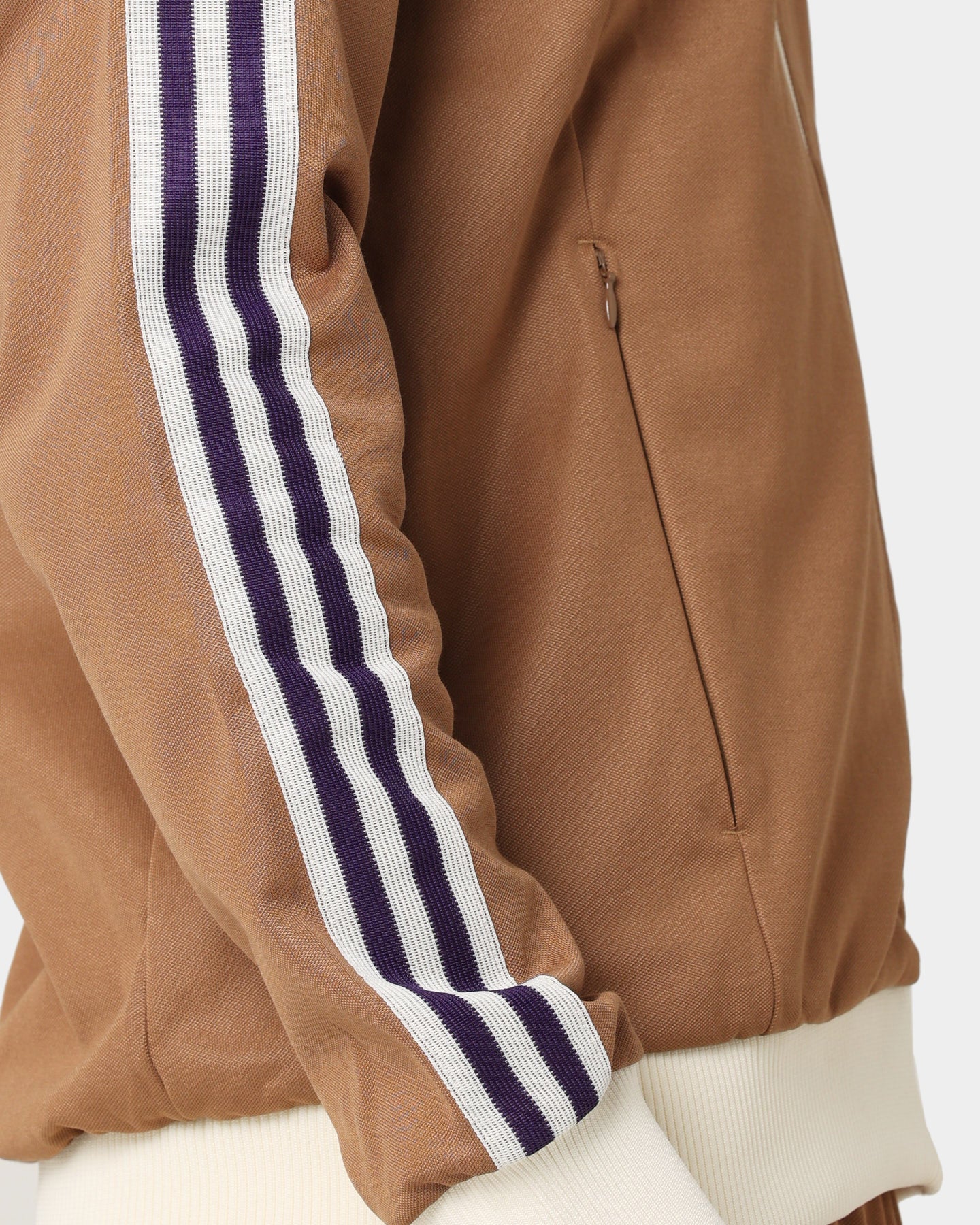 Adidas Adicolor Poly TT Jacket - Brown Desert | Lightweight Windbreaker for Men & Women | Perfect for Running, Hiking & Outdoor Activities