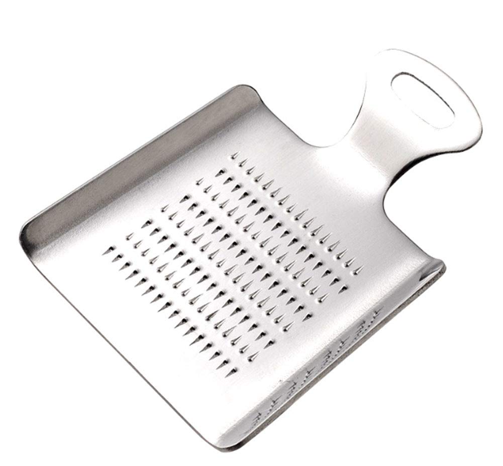 WOIWO Manual Garlic Press & Ginger Grinder - Stainless Steel Kitchen Gadget for Mashing Garlic, Ginger & Herbs - Perfect for Cooking, Baking & Meal Prep