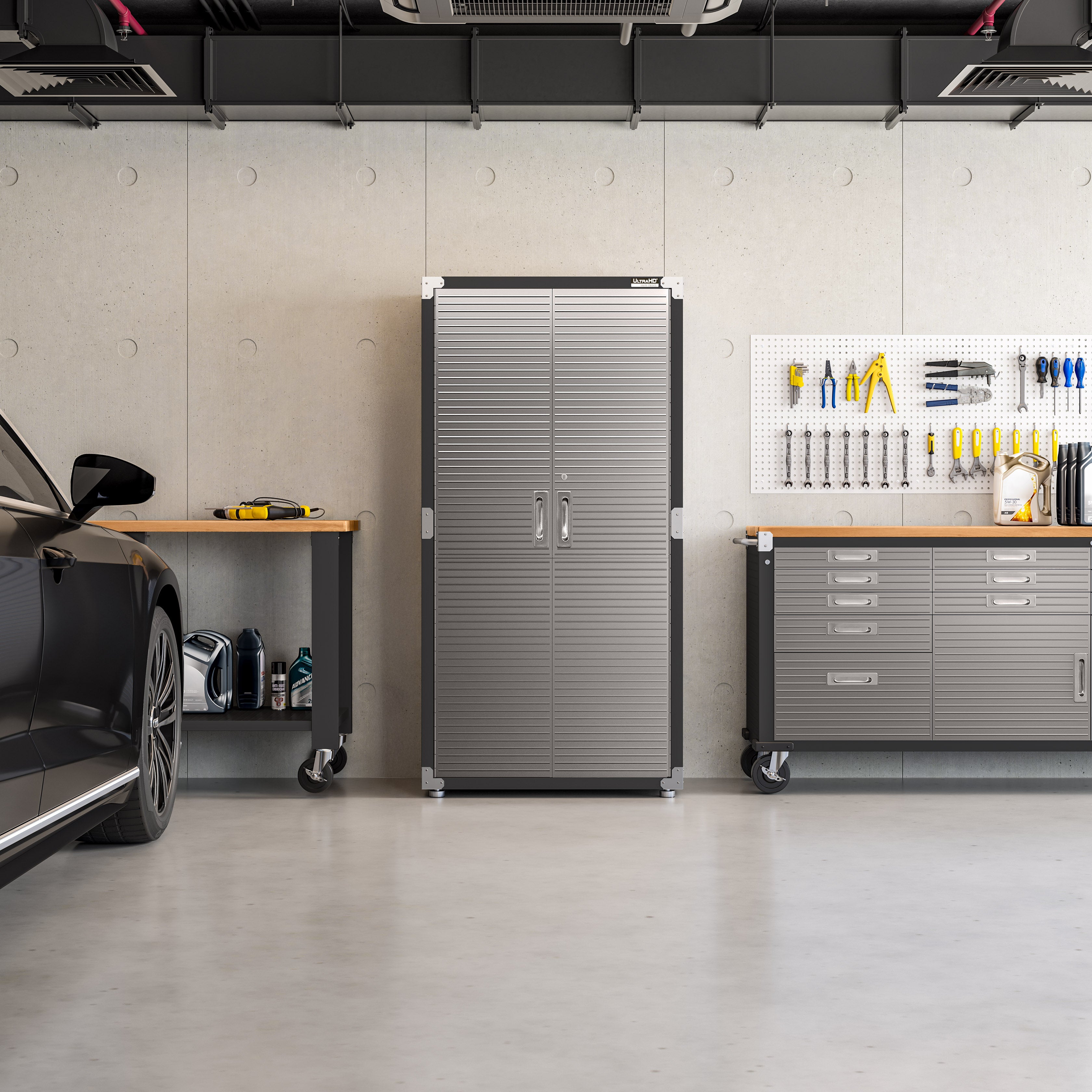 UltraHD® Storage Cabinet - Durable & Stylish Organizer for Home, Office, or Garage - Perfect for Storing Tools, Toys & Supplies