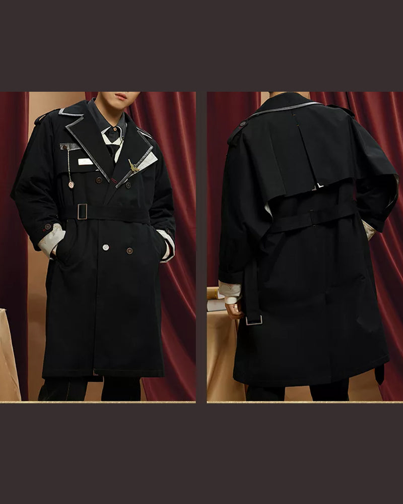 Genshin Impact© Diluc Cosplay Long Coat - Official Character Costume for Anime Conventions & Halloween Parties