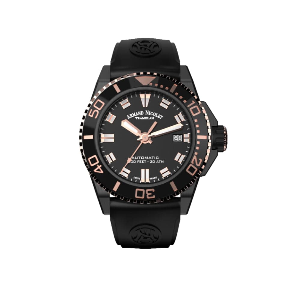 ARMAND NICOLET A481AQS NS GG2710N Men's Luxury Automatic Watch - Premium Swiss Made Timepiece for Business, Formal & Special Occasions