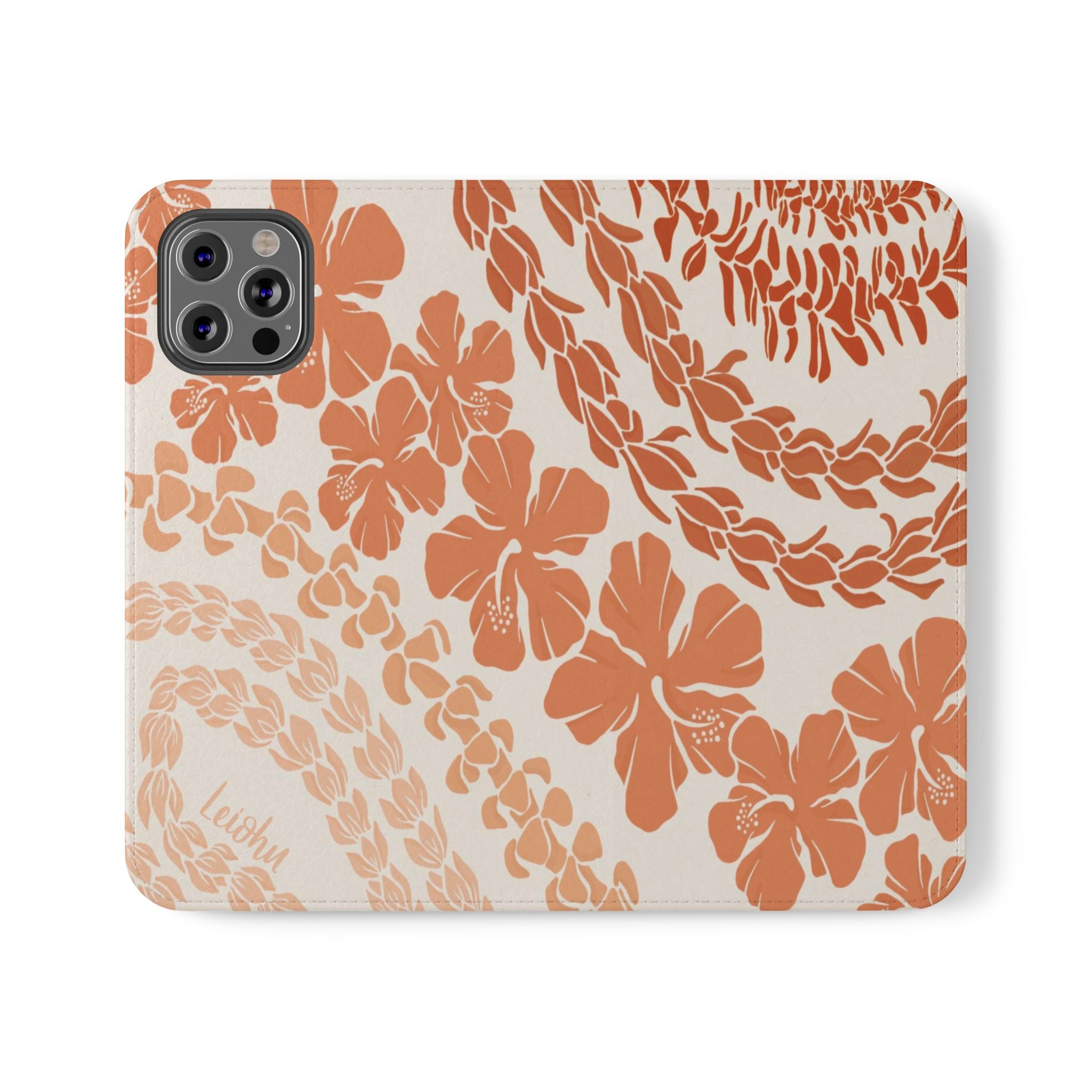 Groovy Lei Warm Folio Case for iPad - Soft PU Leather Protective Cover with Hand Strap | Perfect for Work, Travel & Everyday Use