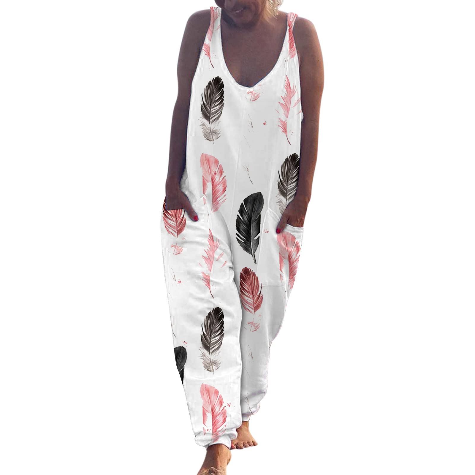 Women's Summer V-Neck Sleeveless Blouse - Casual Loose T-Shirt Tops for Women | Perfect for Beach, Office & Everyday Wear