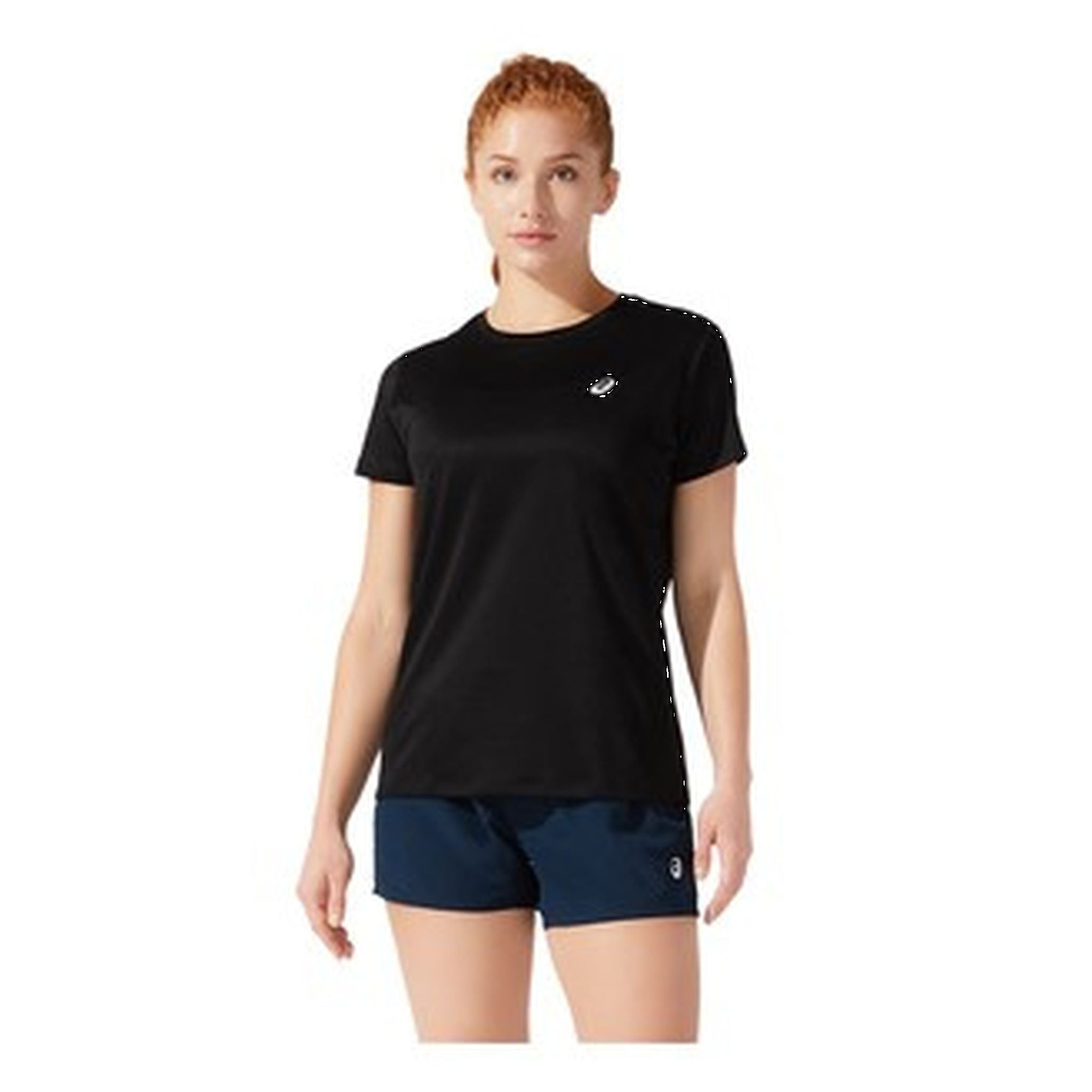 ASICS Women's Silver Running T-Shirt - Lightweight Moisture-Wicking Athletic Top for Jogging, Gym & Outdoor Workouts