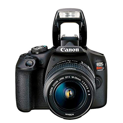 Canon EOS Rebel T7 DSLR Camera with 18-55mm Lens Kit | Includes Extra Battery, Tripod, Cleaning Kit & Deluxe Case | Perfect for Travel Photography, Vlogging & Beginner Photographers