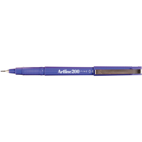 Artline 200 Fineliner Pen Set - 0.4mm Ultra Fine Tip, 12 Pack Vibrant Purple Markers for Sketching, Journaling & Note Taking - Perfect for Artists, Students & Office Use