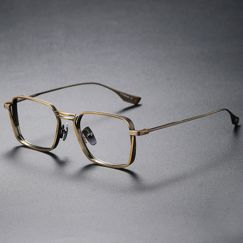 Aric Retro Titanium Ultra Light Glasses Frame - Stylish & Durable Eyewear for Men & Women - Perfect for Reading, Driving & Daily Wear