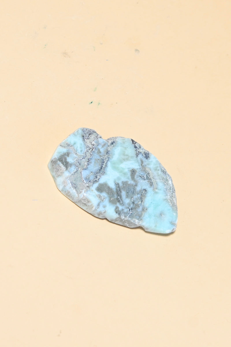Natural Mini Larimar Slab - Genuine Blue Larimar Stone for Jewelry Making, Healing Crystals & Home Decor | Perfect for DIY Crafts, Meditation & Gifts