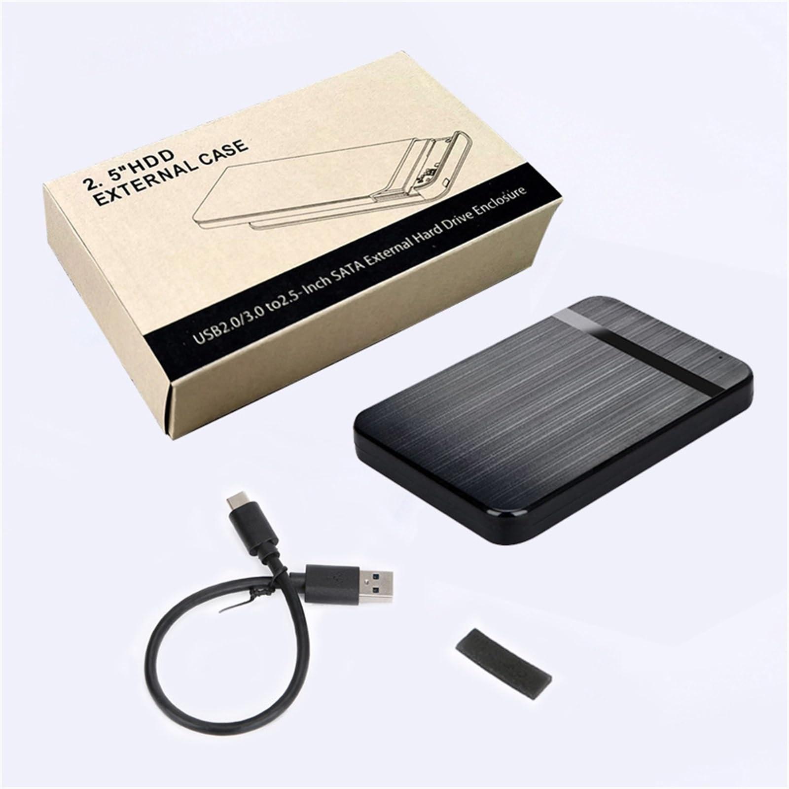 TECKEEN 5000G USB-C SSD SATA External Hard Drive Enclosure - Portable Storage Case for MacBook, PC, Laptop & Gaming - Fast Data Transfer & Backup Solution