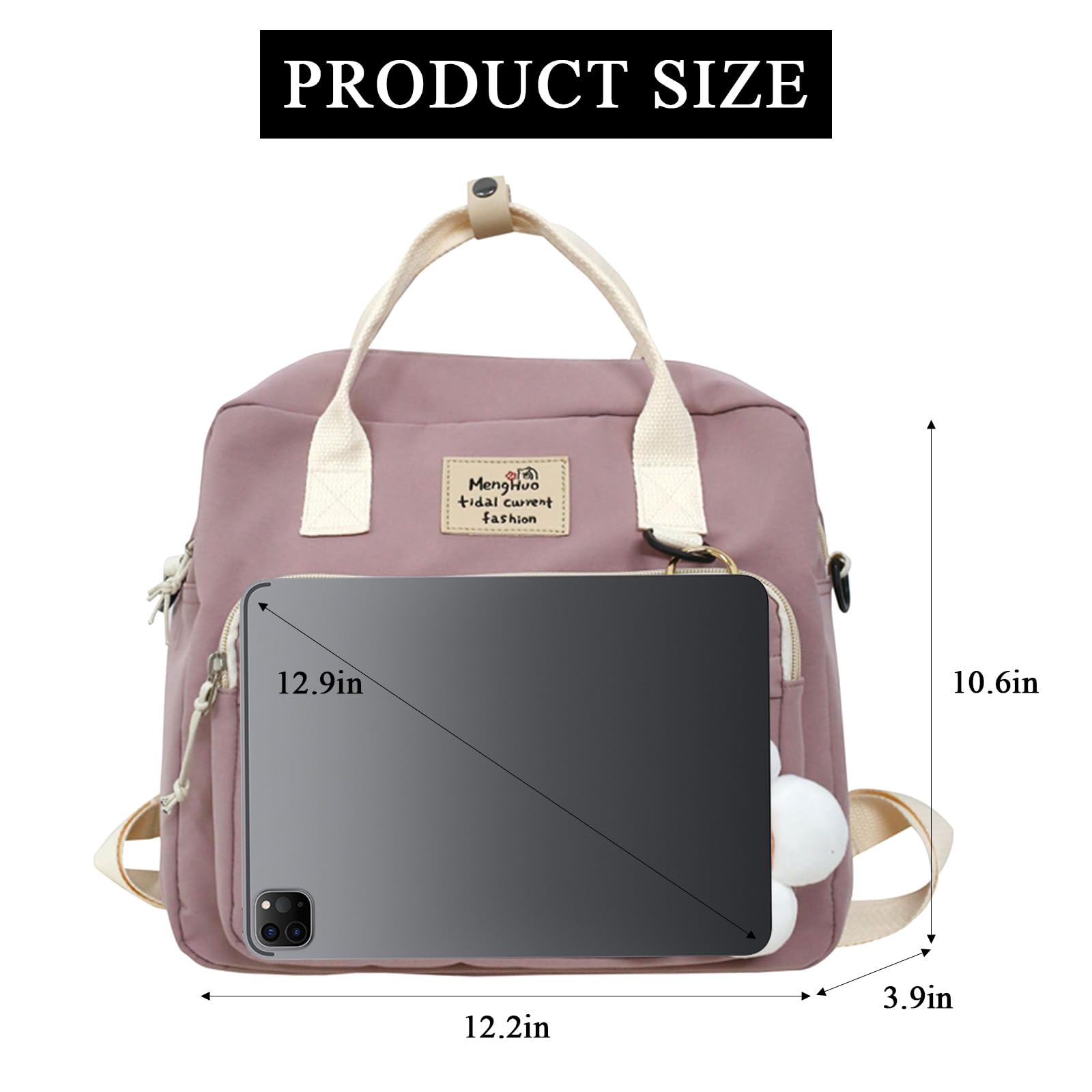 Stylish Kawaii Messenger Bag - Japanese Cute Crossbody Backpack with Aesthetic Ita Bag & Accessories | Perfect for School, Travel & Anime Conventions