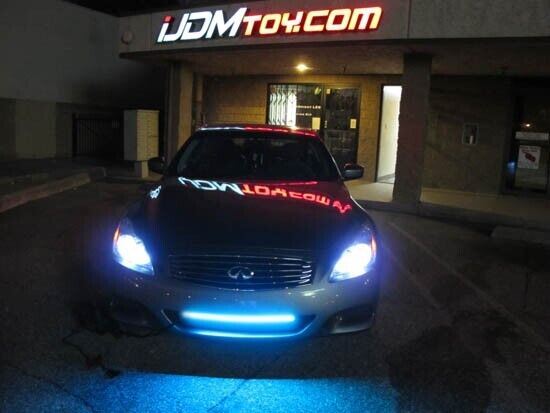 24/7 Color Under Hood & Behind Grille LED Knight Rider Strip Light Bar with Remote Control - Custom Car Lighting for Trucks, Jeeps & Off-Road Vehicles