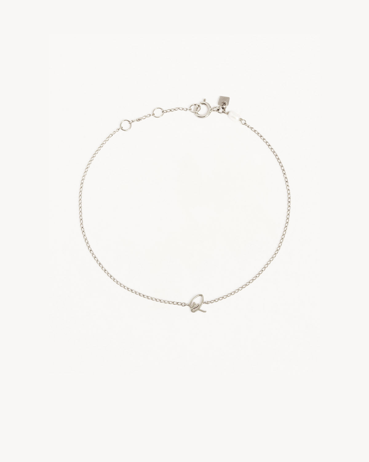Sterling Silver Love Letter Bracelet - Engraved Romantic Gift for Her - Perfect for Anniversaries, Valentine's Day & Special Occasions