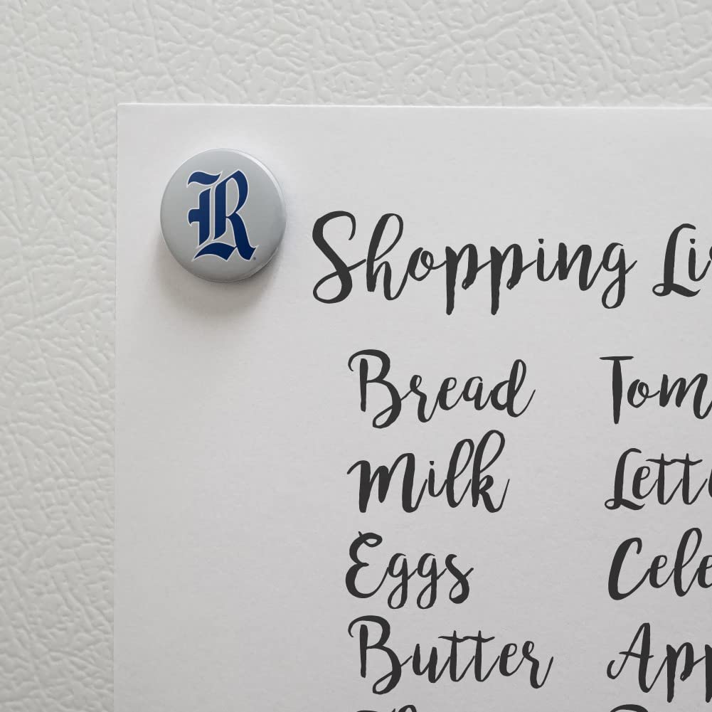 Rice University Owls Logo Refrigerator Magnet - Strong Kitchen Fridge Locker Decorative Button Magnet for College Dorm, Office & Home Decor