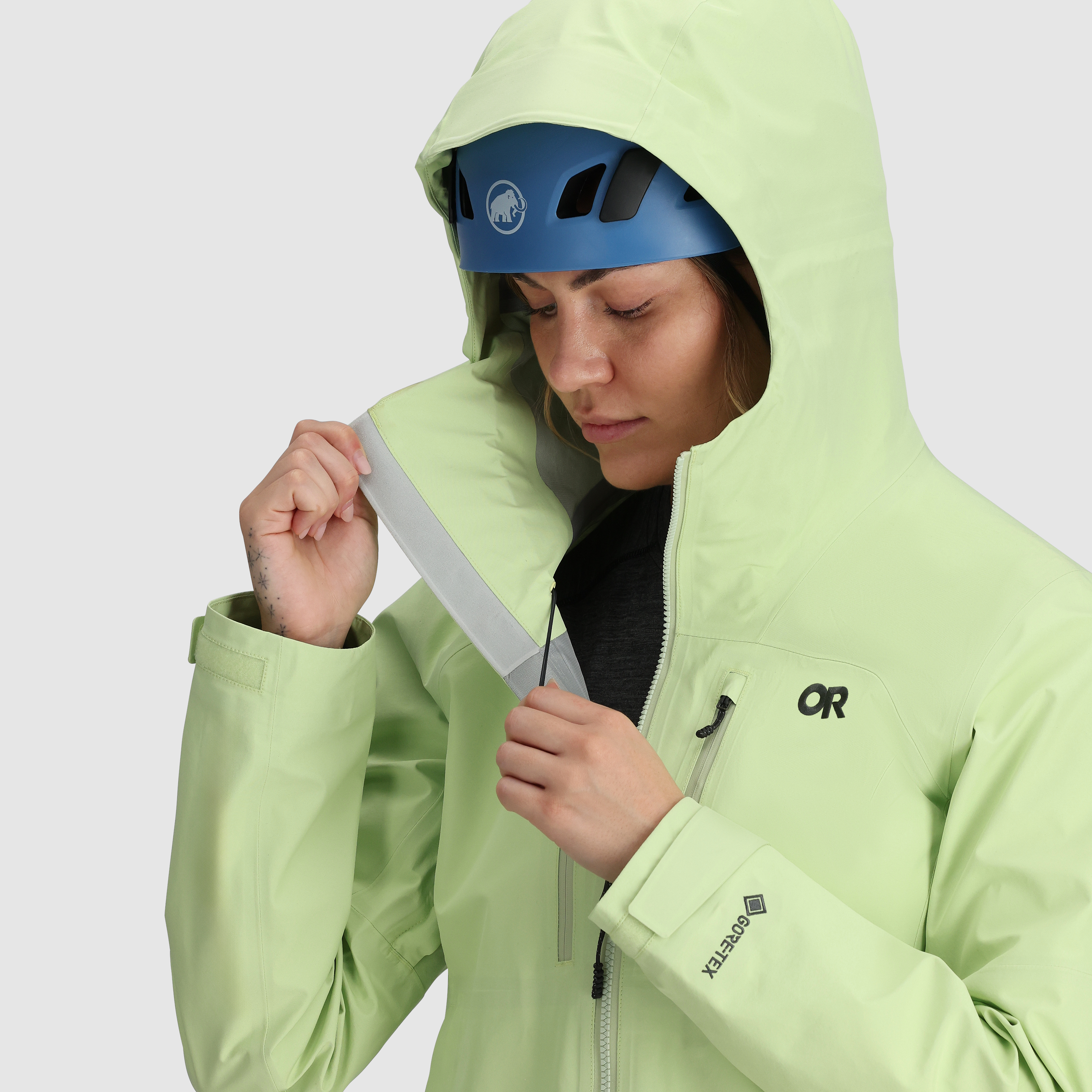Women's Waterproof GORE-TEX 3L Jacket - Windproof & Breathable Hiking Shell for Outdoor Adventures, Skiing & Winter Sports