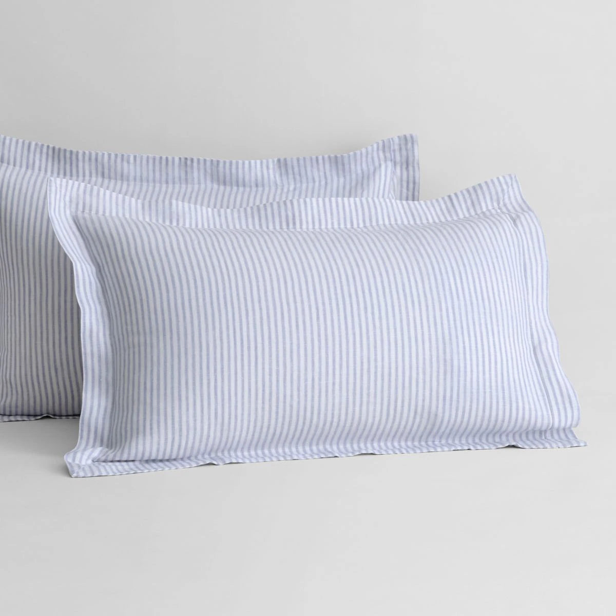 Sheridan Abbotson Blue Ticking Stripe Quilt Cover Set - Premium Cotton Bedding for Cozy Bedrooms & Guest Rooms