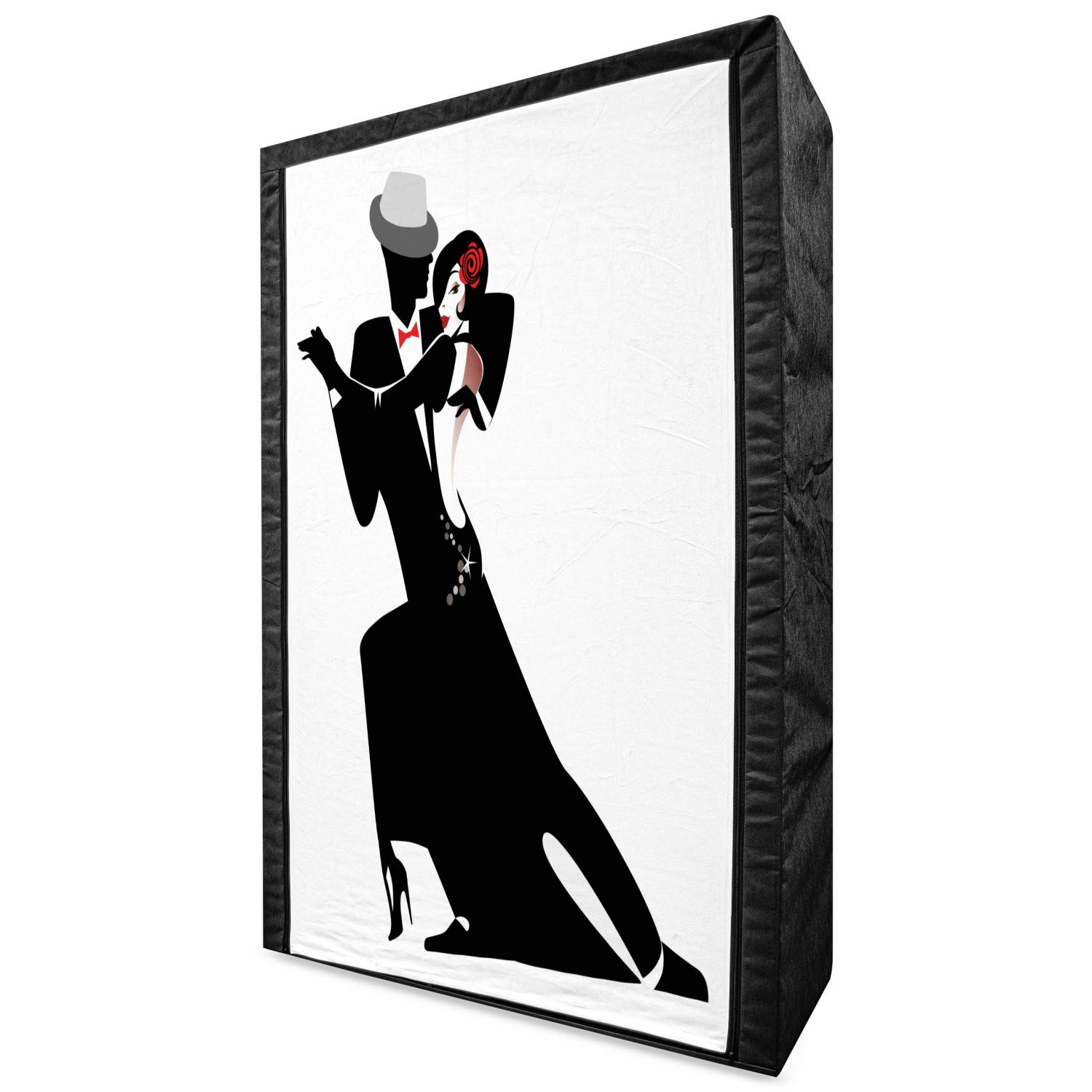 Ambesonne Retro Portable Fabric Wardrobe - 42.5