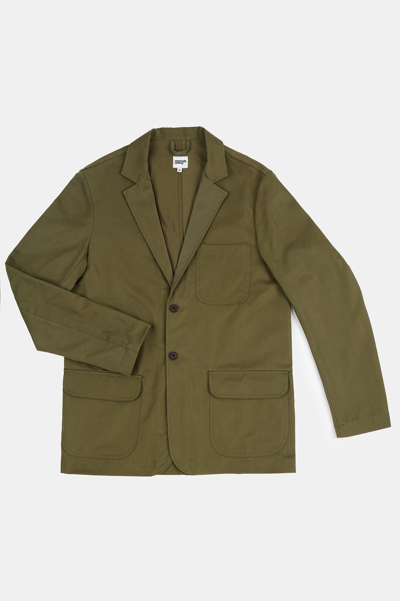 Men's James Single Breasted Blazer Jacket in Olive Green - Perfect for Business Casual, Office Wear & Formal Events