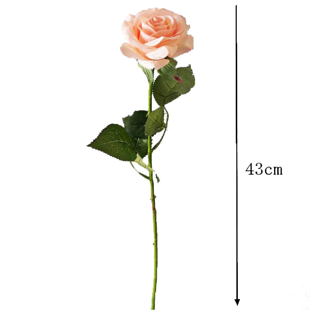 12pcs Artificial Silk Roses - Realistic Fake Flower Bouquet for Wedding, Party, Home Decor - Perfect for Centerpieces, Bridal Showers & DIY Floral Arrangements