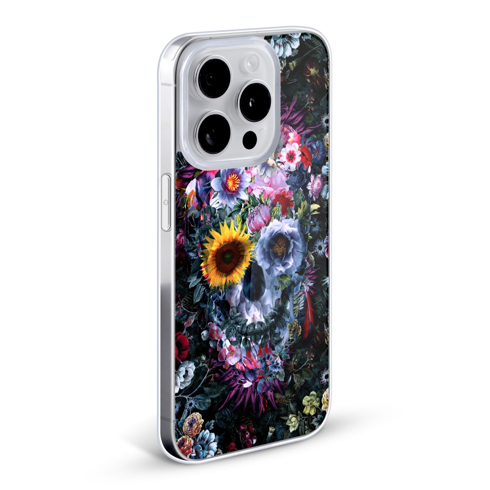Officially Licensed Riza Peker Skull Soft Gel Case for Apple iPhone 12 Pro Max - Durable Protective Phone Cover with Unique Skull Design - Perfect for Daily Use, Travel & Gift Giving