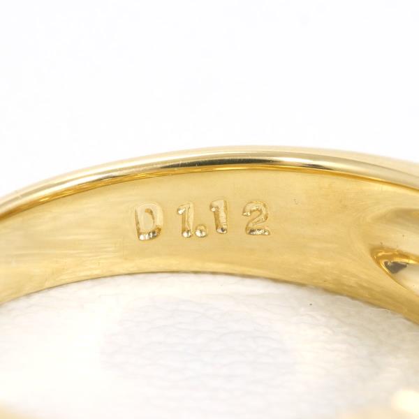 18K Yellow Gold Diamond Ring for Women - Elegant Solitaire Engagement & Wedding Band - Perfect for Proposals, Anniversaries, and Special Occasions