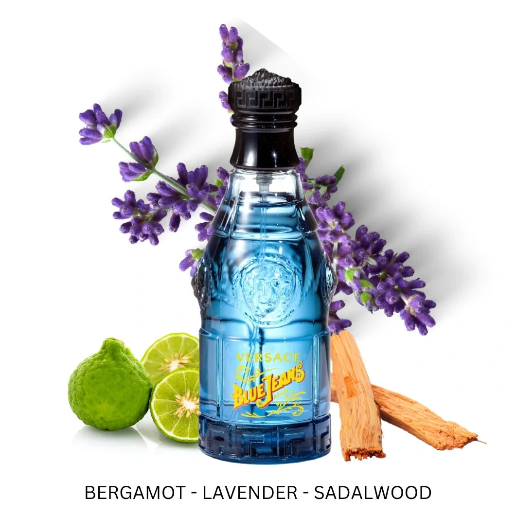 Premium Blue Jeans 2.5 oz Eau de Toilette for Men - Fresh & Masculine Cologne for Everyday Wear, Date Nights & Office Use