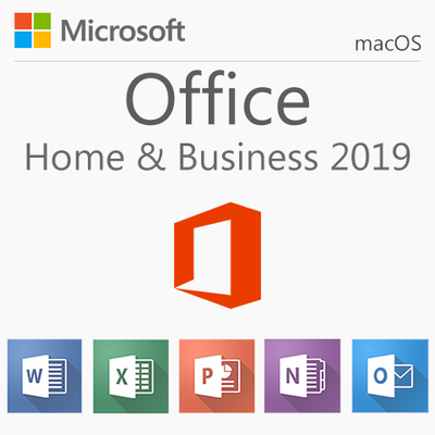 Microsoft Office Home & Business 2019 for Mac | Word, Excel, PowerPoint, Outlook | One-Time Purchase for Home & Business Use | Perfect for Mac Users, Students & Professionals