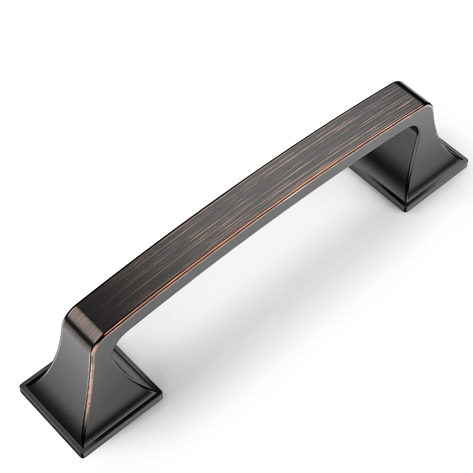 Amerdeco 30 Pack 3.75 Inch (96mm) Oil Rubbed Bronze Cabinet Handles - Kitchen & Bathroom Drawer Pulls for Cabinets, Dressers & Furniture Hardware (ZH0002) | Perfect for Home Renovation & DIY Projects