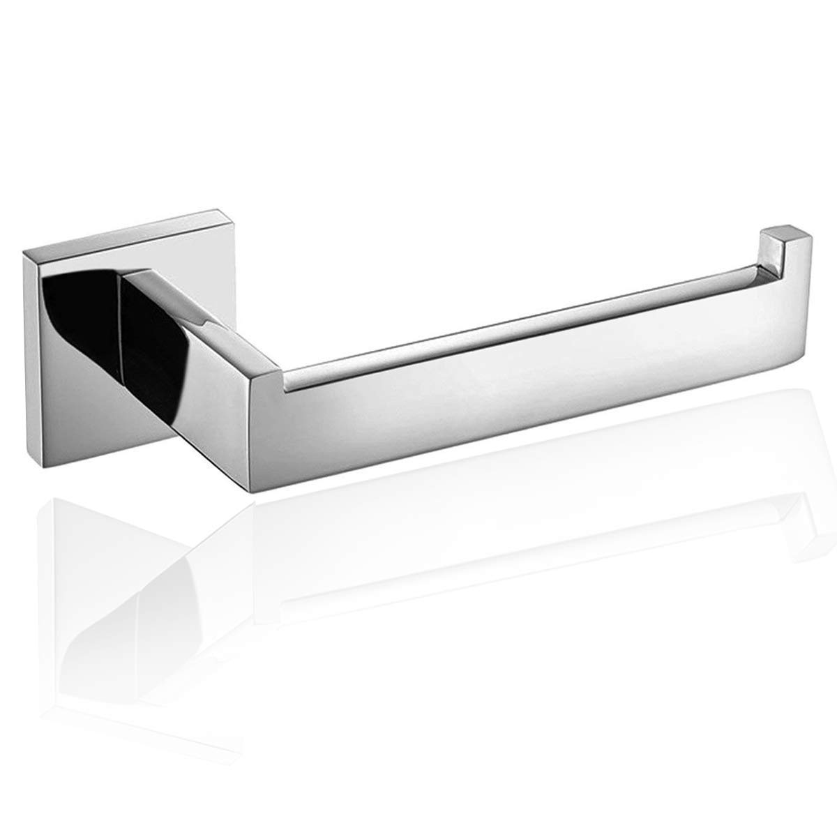 ThinkTop Stainless Steel Chrome Toilet Paper Holder with Towel Hook - Bathroom Organization Set for Modern Homes | Perfect for Bathroom, Guest Room & Powder Room Decor