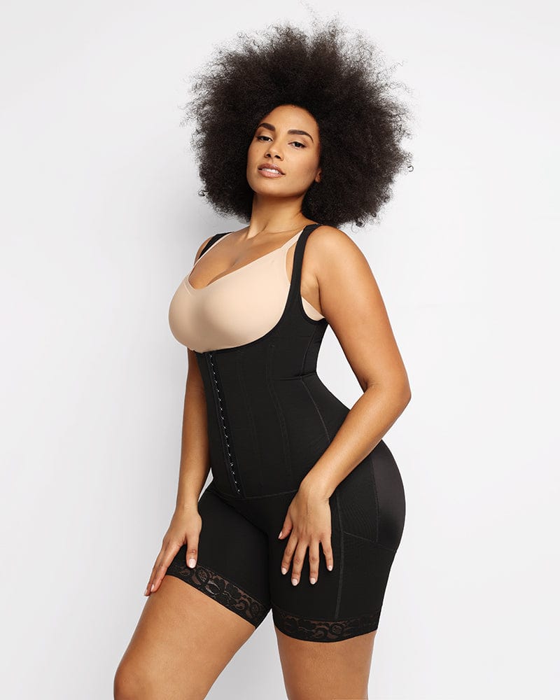 AirSlim® Flexible Boning Full Bodysuit Shapewear for Women - Tummy Control & Waist Cincher - Perfect for Dresses, Wedding, and Special Occasions