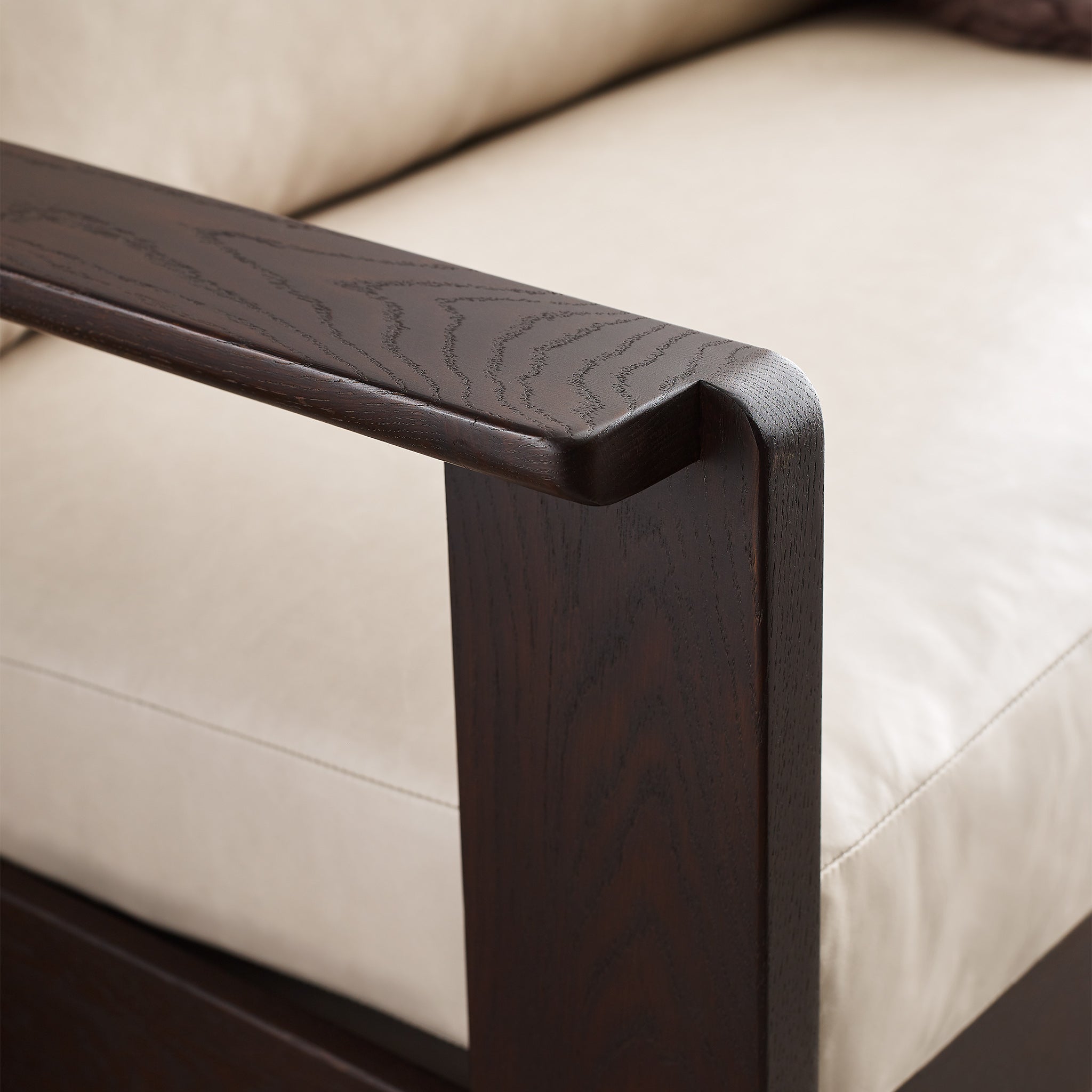 Dearborn Wood Frame Sofa - Modern Living Room Furniture for Home & Office - Comfortable & Stylish Seating Solution