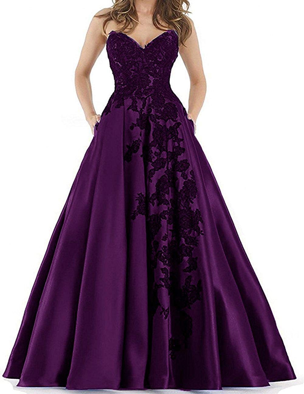 JAEDEN Elegant Long Quinceanera Dress - Ball Gown Formal Evening Gown with Sweetheart Neckline | Perfect for Prom, Homecoming, Wedding & Special Occasions