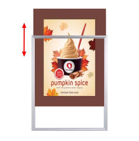 16x24 Designer Beveled Slide-In Picture Frames for Posters | 3-Wide Matboard | Perfect for Home Decor, Office Wall Art & Gallery Displays
