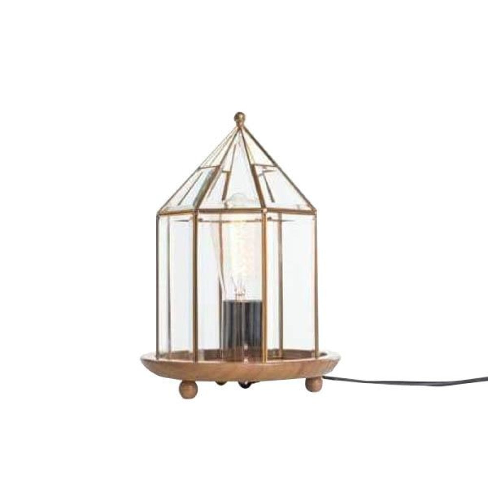 Vintage Round Table Lamp by Bach in Gold Finish - Perfect for Living Room, Bedroom, or Office Decor