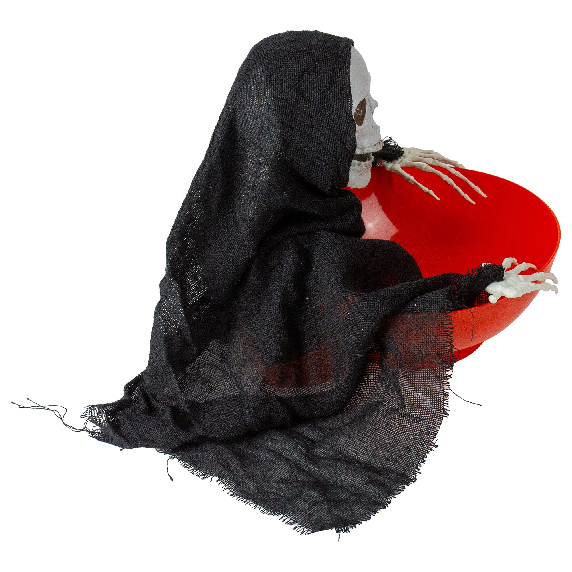 Animated Grim Reaper Halloween Candy Bowl - 10.5