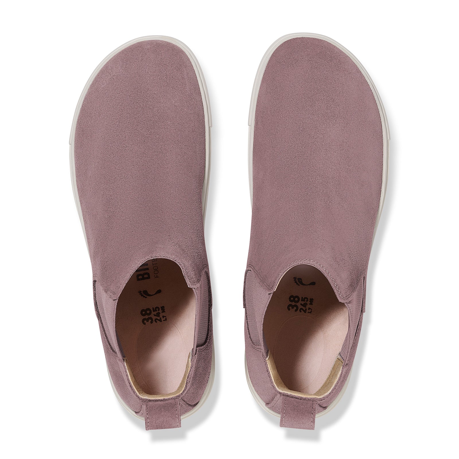 Birkenstock Bend Narrow Chelsea Sneaker (Women)   Faded Purple Suede