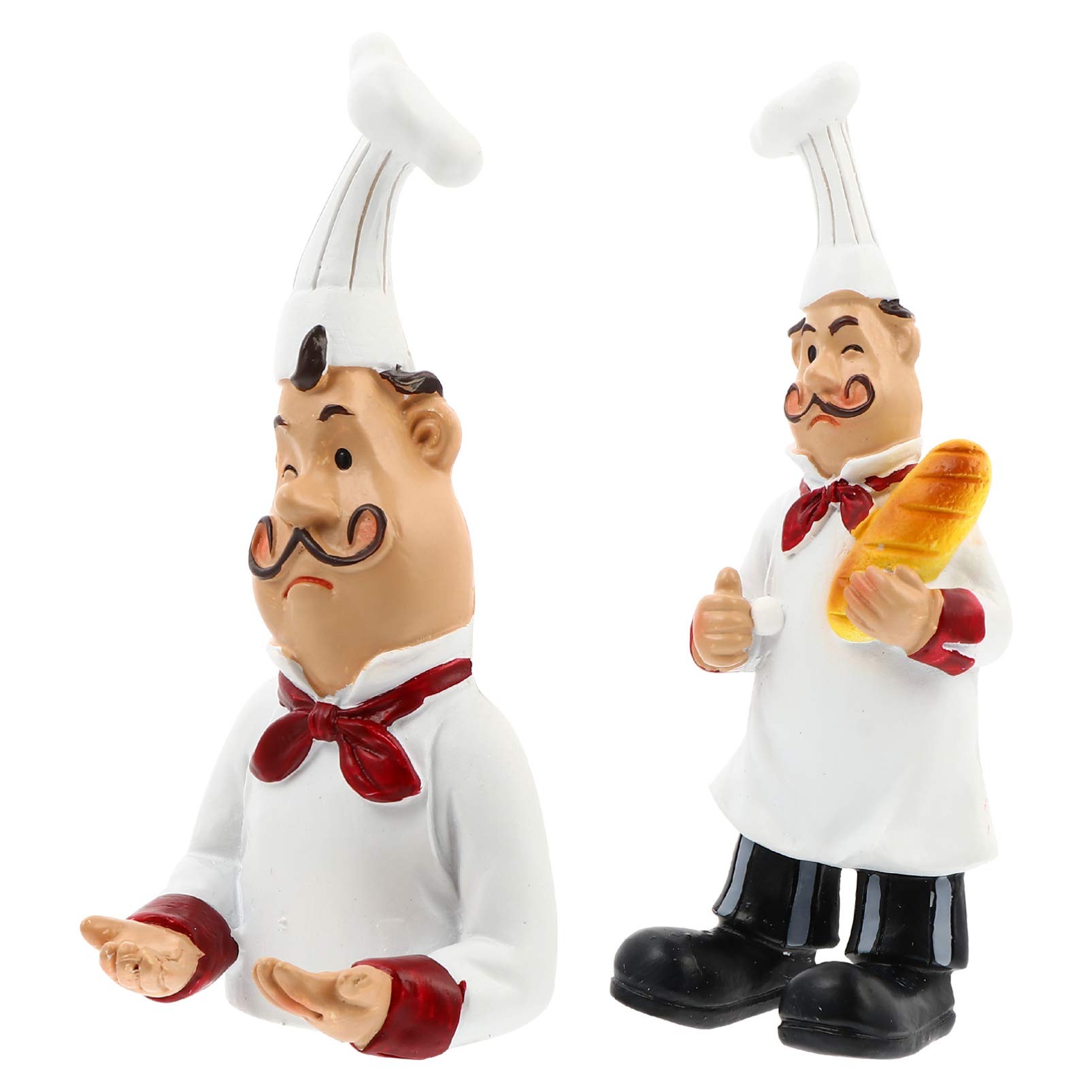 Alipis 2-Pack Invisible Adhesive Chef Hooks - French & Italian Style Wall Hangers for Kitchen Utensils, Cookware & Decor - Perfect for Hanging Pots, Pans, Spoons & Chef Figurines in Restaurants & Home Kitchens