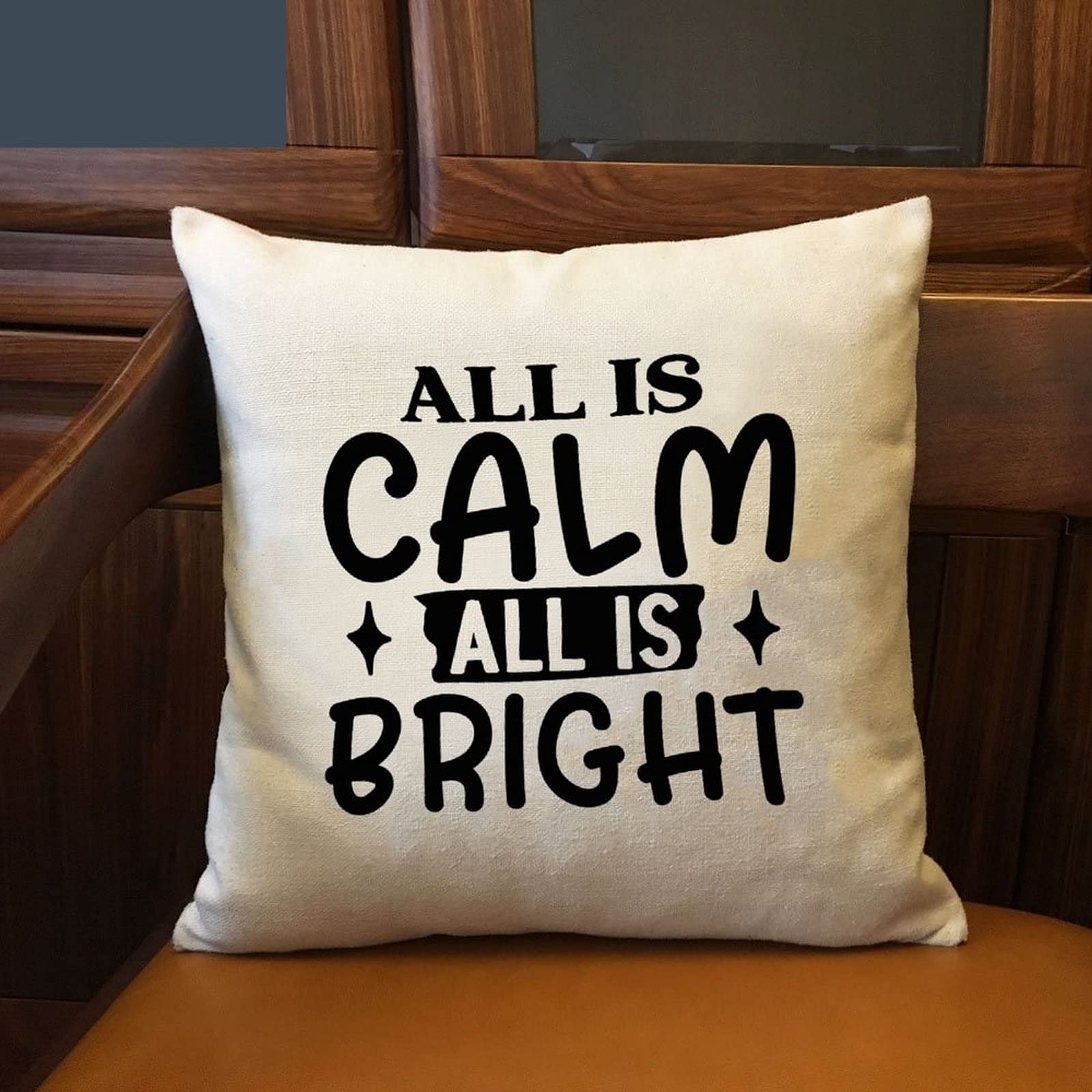Religious Christmas Pillow Cover - Bible Quotes for Sofa Decor & Gift