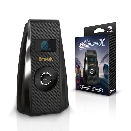Brook Ras1ution X - Racing Wheel Adapter for Xbox Series X|S, Xbox One & Xbox 360 | 60+ Compatible Steering Wheels | Force Feedback & App Control | Perfect for Sim Racing, Gaming Tournaments & Home Entertainment Setups