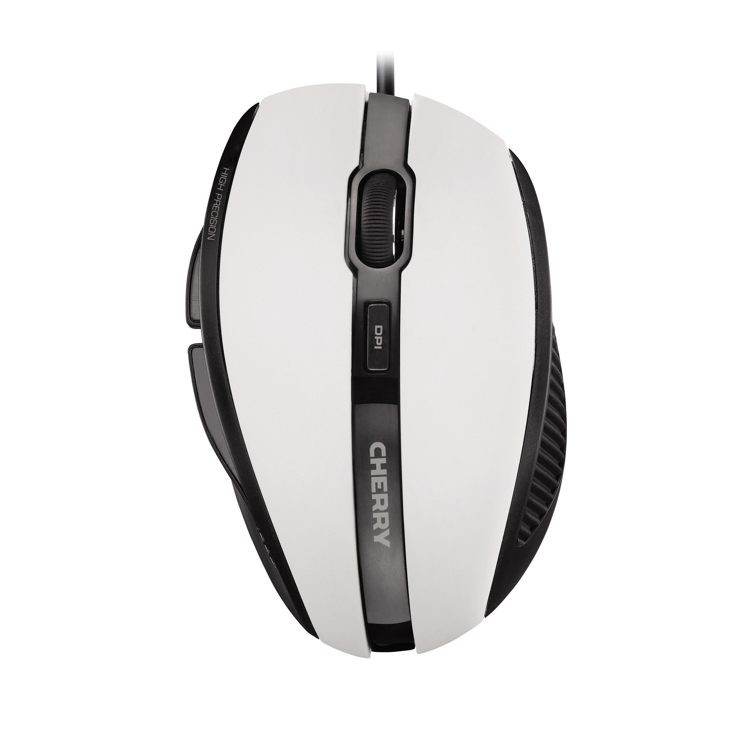 CHERRY MC 3000 Wireless Ergonomic Mouse - 2.4G USB Optical Computer Mouse with Silent Click, 6 Buttons, 1600 DPI for Laptop, PC, Mac - Perfect for Office Work, Gaming & Home Use